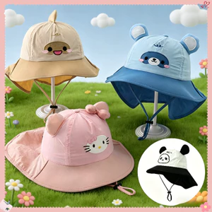 Mũ Trẻ Em Mùa Xuân Thu Mỏng – Phong Cách Che Nắng, Nhanh Khô, Mũ Nón Holiday Cho Bé, Phù Hợp Cả Nam Và Nữ