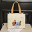 Canvas Dung Tích Lớn Sinh Viên Thường Ngày Dễ Thương Dachshund Chó Mua Sắm Túi Ăn Trưa Túi Hộp Cơm Trưa Di Động Túi Ăn Trưa Làm Việc