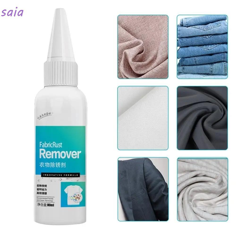 Tẩy rỉ sét SAIA 80ml cho quần áo, loại bỏ bụi bẩn, nước rỉ sét nhanh chóng, dùng cho đồ đồng