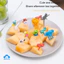 Que xiên tráng miệng hình động vật, que xiên trái cây hoạt hình cho trẻ em, nĩa nhỏ, que xiên cơm hộp.