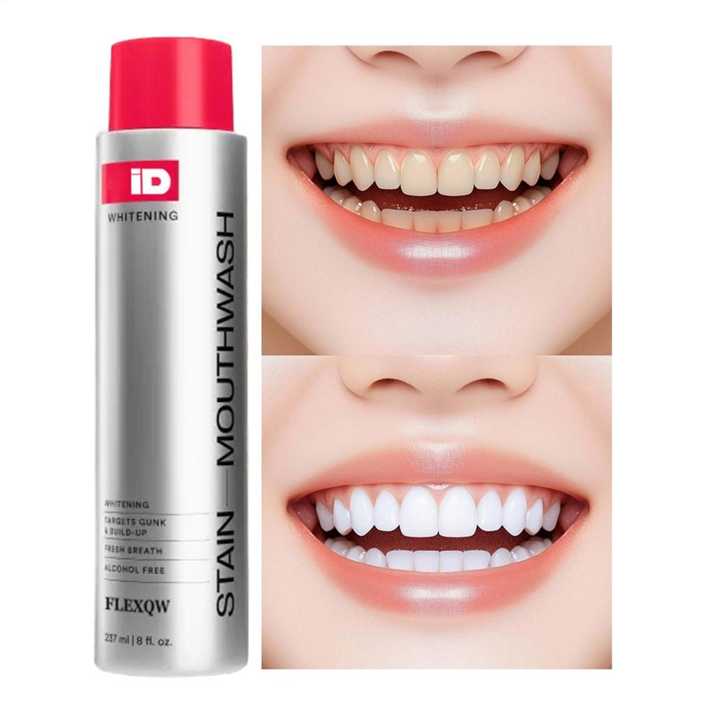 Nước súc miệng du lịch 237ml Nước làm sáng hơi thở tự nhiên Tăng cường nước súc miệng Men ewoekvn