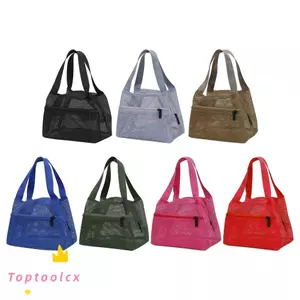 Túi đựng đồ giặt TOPTOOLCX, lưới thoáng khí khô nhanh​ Túi lưới đi biển​​, Thiết kế thời trang​​ ​​Nhẹ nhàng ​​Dung tích lớn​​ Có thể gập lại​​ Túi đựng đồ​​ Sử dụng hàng ngày dành cho nữ​​