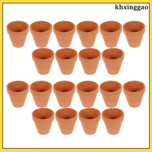 20 Chiếc Thoát Nước Mini Terracotta Chậu Cây Vườn Hoa Trồng Nhỏ Với Trong Nhà Nhỏ Mầm Non Khenggao