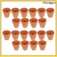 20 Chiếc Thoát Nước Mini Terracotta Chậu Cây Vườn Hoa Trồng Nhỏ Với Trong Nhà Nhỏ Mầm Non Khenggao
