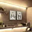 Mèo Samurai Phong Cách Nhật Bản Tranh Canvas Không Khung Chống Thấm Nước Treo Tường Nghệ Thuật Cho Nhà Hàng Nhật Bản Ramen Shop Trang Trí Nhà