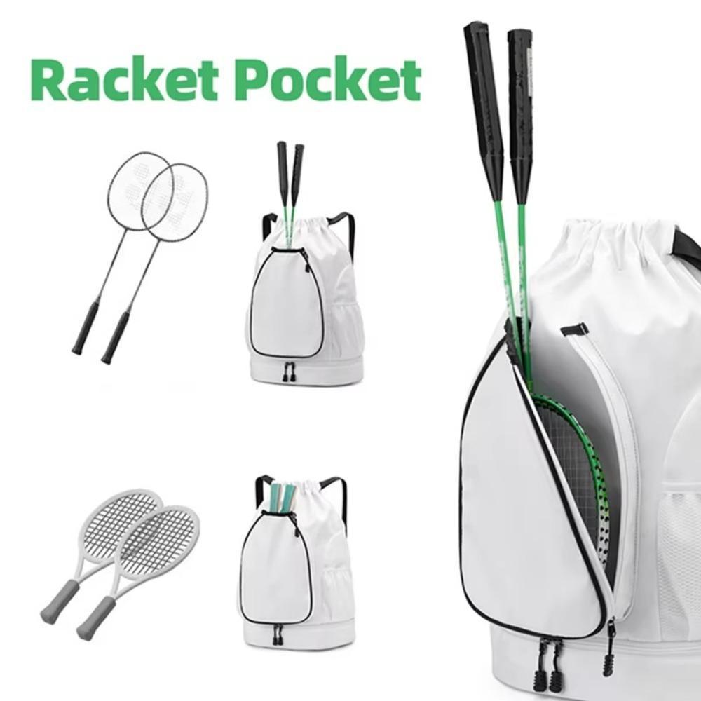 Ba lô cầu lông SAVORBOX chống thấm nước, đựng giày và vợt pickleball, túi tennis đa năng với dung tích lớn