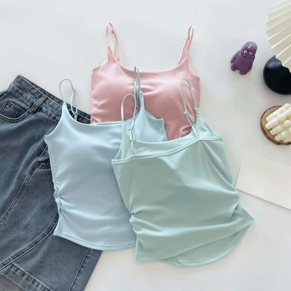 Áo Vest Saia thon gọn có đệm ly, quần áo lót đẹp