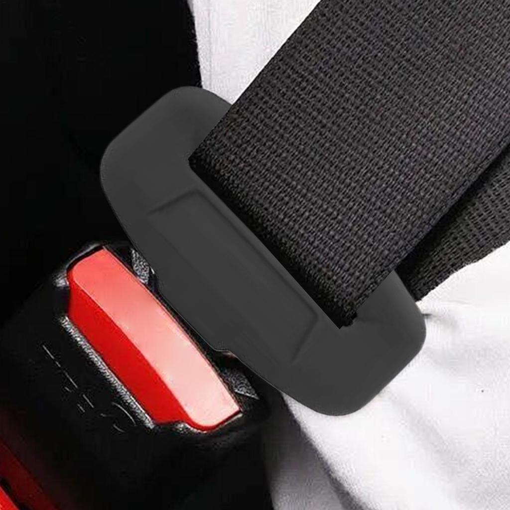 Dây An Toàn Ô Tô Khóa Giá Đỡ Khóa Silicon Bảo Vệ Dây Đeo Ghế Chèn Cho Xe Sedan SUV RV Xe Tải mueadsyvn