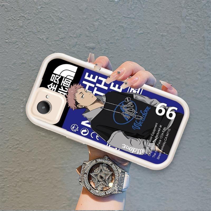 Ốp Lưng Cho Realme C30 C30S Hoạt Hình Silicon Điện Thoại Thông Minh Mềm TPU Jujutsu Kaisen Anime Mắt Thiên Thần Chống Sốc Ốp Lưng