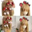 Mũ kẹp tóc handmade đáng yêu cho dịp lễ hội Giáng sinh