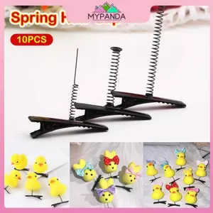 MYPANDA 10 Kẹp Tóc Kim Loại Màu Vàng Du Felt - Phụ Kiên Tóc Spring & Dubill Clips