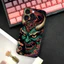 TP-2 Oni Hannya Samurai Demon Ốp Lưng Điện Thoại IPhone 17 16 15 14 13 12 11 Pro Max Plus Mini Đen Mờ Vỏ Mềm Funda