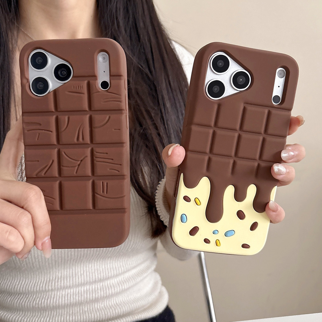 Sáng Tạo Mô Phỏng Kẹo Chocolate iphone17 Apple 16 Thích Hợp Cho 14 / 15pro max Ốp Điện Thoại Chống Sốc 13