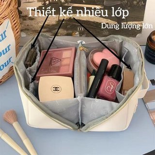 Túi đựng đồ trang điểm thỏ PU Hộp đựng mỹ phẩm Dung tích lớn Du lịch hàng ngày Túi đựng đồ dễ thương