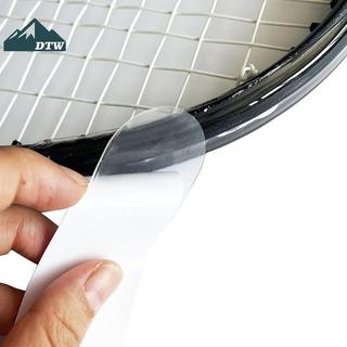 DTW Racket Cover Tennis - TPU, Trong Suốt, Bảo Vệ Đầu và Giảm Ma Sát