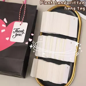 Thẻ treo trắng cao cấp - Bề mặt viết mượt mà cho quản lý hàng tồn kho và ghi nhãn sản phẩm