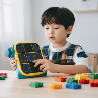 Điện Tử Tic Tac Toe Kids Memory Game ABS Logic Board Cha Mẹ Con Chơi Đồ Chơi Huấn Luyện Trí Não