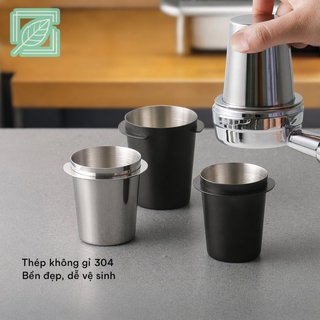 Cốc định lượng cà phê bằng thép không gỉ Cốc đo bột Espresso 51 53 58mm Barista Tool