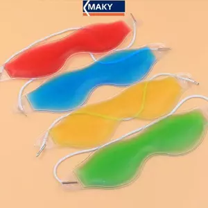 MAKY 1Pc Gel Mặt nạ mắt Cold Pa Warm Heat Ice Sleeping Tired Mask Chăm sóc mắt VN