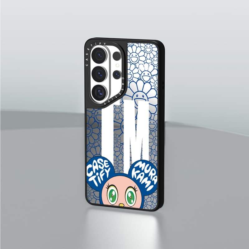 CASECASE X MR DOB Blue TM Samsung S Series Case Matte Black & Sliver Mirror Vỏ hút từ tính Samsung Galaxy S26 Ultra S25 S24 S23 Ultra Plus Mặt sau cứng có hộp Logo khắc