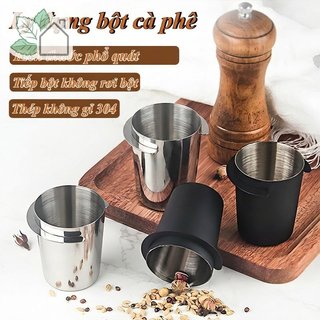 Cốc định lượng cà phê bằng thép không gỉ Máy mài Espresso Portafilter Công cụ đo bột 51 53 58mm