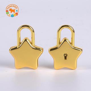 CANAMEK Mini Hình Ngôi Sao Archaize Padlos Loer Khóa An Ninh Lo Có Chìa Khóa Túi Hành Lý Lo CSF