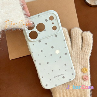Ốp Lưng Cho IPhone 17 11 16 15 14 13 12 Pro Max air XR 16 7 15 14 8 Plus Bìa màu kem Shine Stars đầy màu sắc
