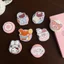 Popsocket Dễ Thương Họa Tiết Gấu Nhỏ Nam Châm Có Thể Gập Lại Giá Đỡ Điện Thoại Nam Châm