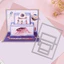 Bước Ba Chiều Khung Thiệp Chúc Mừng Handmade DIY Kim Loại Carbon Cắt Thép Khuôn Thêu Sò Dập Nổi Khắc Bản Mẫu DIY Album Ảnh Thiệp Chúc Mừng Cắt Chết Giấy Dụng Cụ Thủ Công