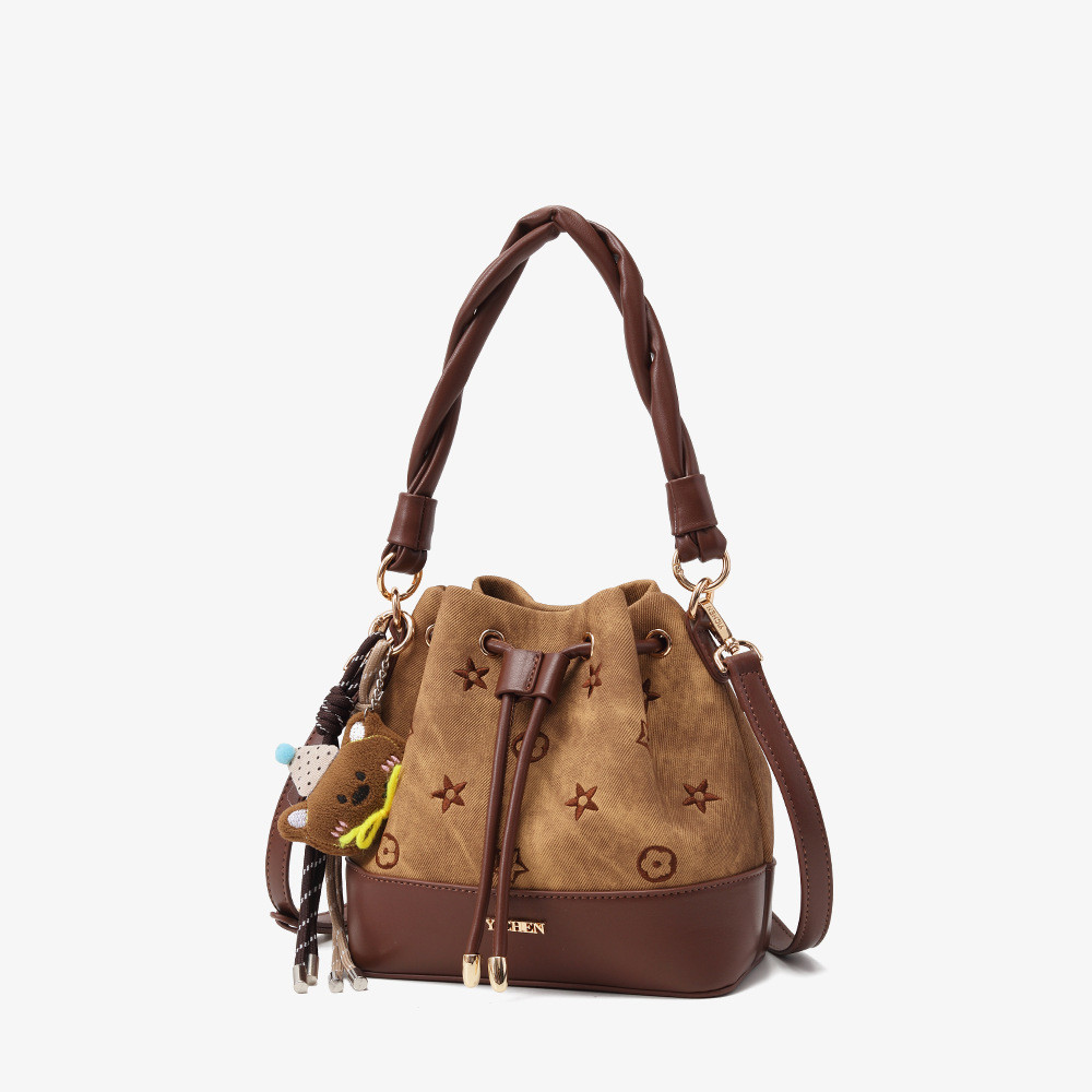 Authentic new women's bag, shoulder and crossbody bag, handbag, light luxury versatile bag