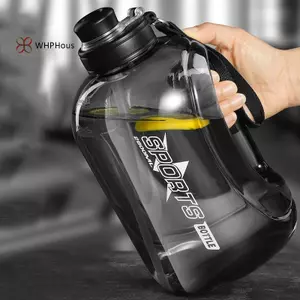 < WHPHous-t > Bình nước thể thao 2800ML Ấm đun nước tập thể dục dung lượng lớn Bình nước miệng lớn có ống hút Tay cầm ngoài trời Bình lớn Đẹp