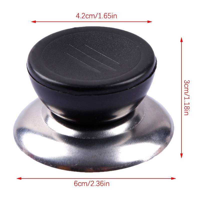 Thay thế tay cầm nắp nồi chảo đa năng PFX, Bộ phận dụng cụ nấu ăn nhà bếp Núm Grip, 1 / 3 Cái