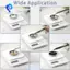 Khay cân điện tử Thuyền cân kim loại để trang sức Bột lỏng Đồ dùng phòng thí nghiệm cho trang sức Bột lỏng Đồ dùng phòng thí nghiệm
