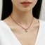 Bạc Nguyên Chất 999 Đầy Màu Sắc Kuromi Giữ Tiền Bện Dây Phụ Kiện Vòng Cổ Mặt Dây Chuyền Thời Trang Mặt Dây Chuyền Dễ Thương Quà Tặng Tặng Tặng