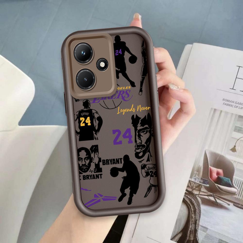 Ốp Lưng Cho Redmi 13 12 POCO M6 4G Hoạt Hình Silicon Mềm Ốp lưng TPU Số 23 24 Bóng Rổ NBA Angel Eye Ốp Lưng Chống Sốc