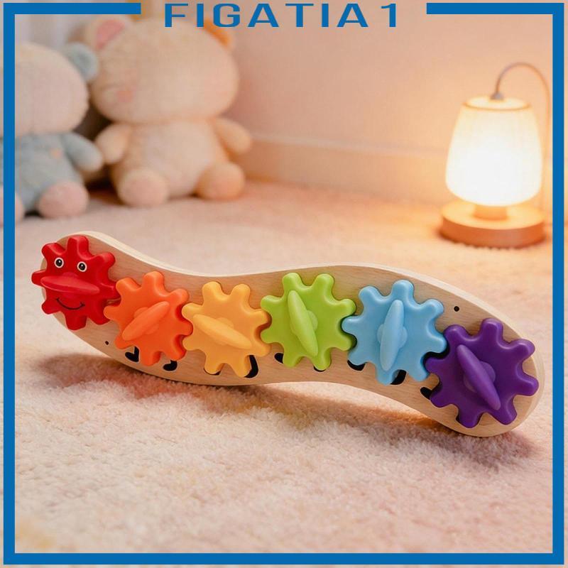 Đồ chơi bánh răng bận rộn bằng gỗ Phụ kiện DIY tương tác Đồ chơi giáo dục trẻ em để phát triển kỹ năng vận động tinh