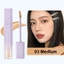 Kem che khuyết điểm GILL Tone, Kem che khuyết điểm mắt dưỡng ẩm 6 màu, Dụng cụ che mắt tươi lâu trôi cho bé gái