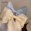 AqToCna Phong Cách Hàn Quốc Ngọt Ngào Dễ Thương Nơ Kẹp Tóc Cho Bé Gái Sáng Satin Nơ Kẹp Tóc Barrette Kẹp Tóc Đuôi Ngựa Kẹp Mũ AqToCna