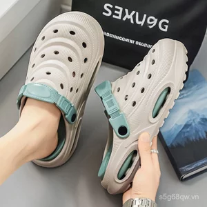 Shunheng Xu hướng sáng tạo phong cách mới Bước vào dép nam Shit