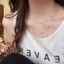 Nhiều Màu Sắc Đậu Hà Lan Đính Hạt Mặt Dây Chuyền Vòng Cổ Xuân Hè Sang Trọng Xương Đòn Dây Chuyền Nữ Cao Cấp Thiết Kế Niche Xương Rắn Dây Xích