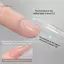 TRTR Sandwich Dual Nail Forms 60 chiếc 15Size Qui Extensions-Dual Forms Hình chữ T Ellipse Làm móng tay Hình dạng khuôn trên Khuôn đáy 3D VN