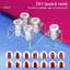 TRTR 1 Bộ DIY Tự Làm Thủ Công Handmade Thủ Công Dụng Cụ Lipsti Bộ Chất Liệu Mẫu Nhỏ Vòi Phun Ống Trống Silicon Nhôm Khuôn Lipsti Sửa Chữa VN