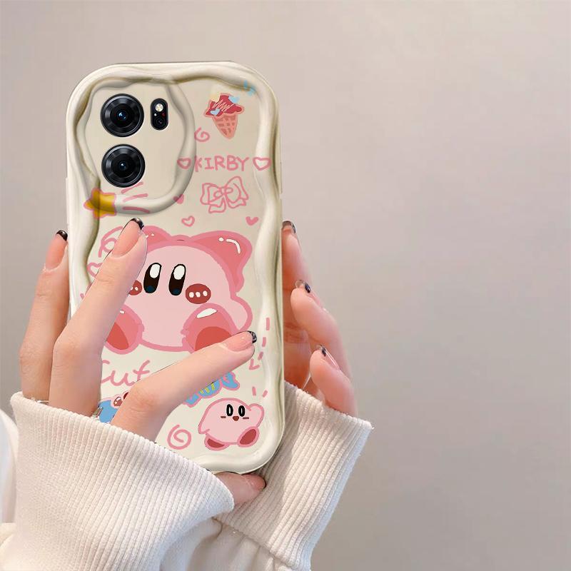 Thích hợp cho OPPO A5X A6 Pro A6X 4G 5G 3D Thẩm mỹ TPU mềm Loopy Kirby Vỏ điện thoại chống sốc