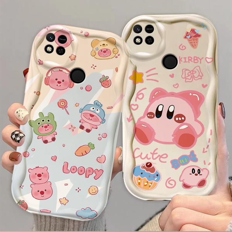 Thích hợp cho Redmi 9C 10A 3D Wave Soft TPU Loopy Kirby Vỏ điện thoại chống sốc