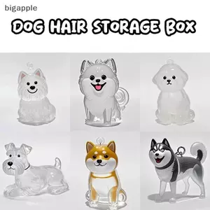 Bigapple Clear Puppy Hair Memorial Capsule Pet Fur Mặt dây chuyền Móc khóa Quà tặng lưu niệm RDG