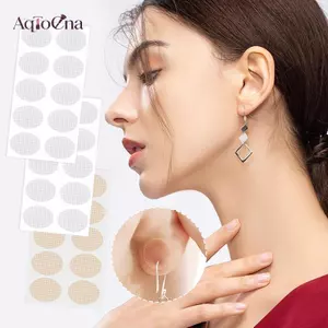 AqToCna 10-500 Miếng Dán Ủng Hộ Earlobe Khỏa Thân / Trong Suốt Để Ngăn Ngừa Co Giãn Hoặc Torn Bảo Vệ Giảm Căng Thẳng Từ Bông Tai Nặng AqToCna