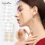 AqToCna 10-500 Miếng Dán Ủng Hộ Earlobe Khỏa Thân / Trong Suốt Để Ngăn Ngừa Co Giãn Hoặc Torn Bảo Vệ Giảm Căng Thẳng Từ Bông Tai Nặng AqToCna