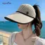 AqToCna Nữ Vành Rộng Ống Hút Tấm Che Nắng Mũ Có Thể Điều Chỉnh Trống Top Nhẹ Đi Biển Mũ Cho Kỳ Nghỉ Mùa Hè Du Lịch AqToCna