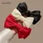 AqToCna Pháp Nơ Scrunchie Co Giãn Dây Buộc Tóc Satin Thanh Lịch Kết Cấu Sang Trọng Phụ Kiện Để Sử Dụng Hàng Ngày Phụ Nữ Tóc AqToCna