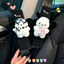 Pochacco Dây An Toàn Ô Tô Miếng Lót Vai Fuzzy Bảo Vệ Cổ Phụ Kiện Nội Thất Ô Tô Kawaii Sang Trọng Đai An Toàn Vỏ Bảo Vệ